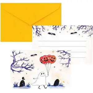 Comparateur de prix : Lot de 8 carton d'invitation avec enveloppe Halloween FETE-23415