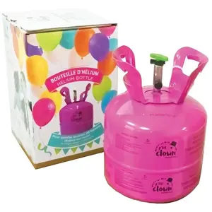 Comparateur de prix : Bouteille d'hélium - PTIT CLOWN - 0,20m3 - Simple à utiliser - Non-rechargeable - Pour 20 ballons