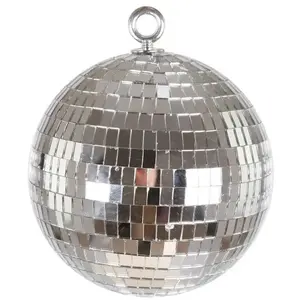 Comparateur de prix : Boule à facettes disco 15 cm à suspendre FETE-23457