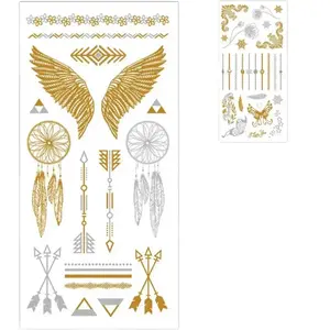 P'TIT CLOWN - 23740 - Tatouages or/argent II - modèle aléatoire