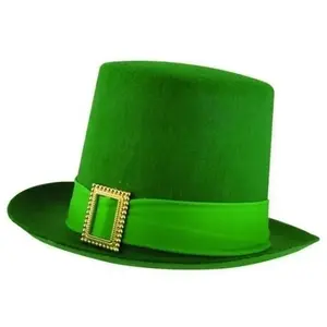 Comparateur de prix : Chapeau feutre RIGIDE Haut de Forme St Patrick adulte, Vert FETE-20042