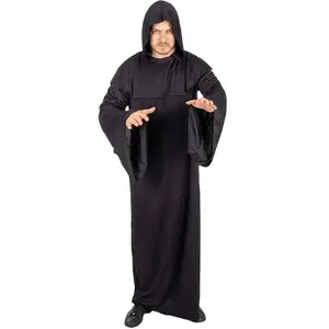 RueDeLaFete Tunique noire à capuche adulte taille L/XL FETE-21093 pas cher