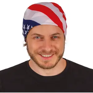 RueDeLaFete Bandana Drapeau Américain PtitClown Multicolore pas cher