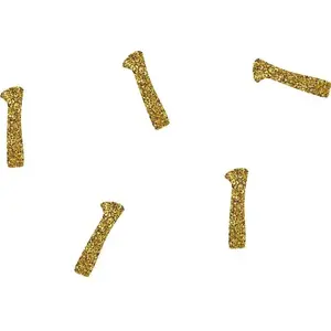 Comparateur de prix : Lot de 50 confettis pailletés Chiffre 1 Or