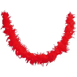 Comparateur de prix : Grand Boa rouge en plumes pour votre fête de 180cm (x1) REF/21602