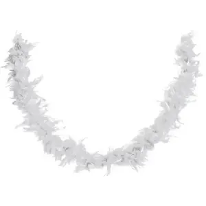Comparateur de prix : Boa en plumes blanc - 18m - 50g - Accessoire de soirée et déguisement
