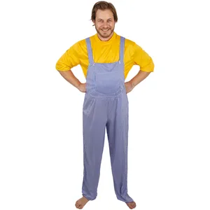 Comparateur de prix : Déguisement Comique - Coluche - Homme - Bleu Jaune - Blanc