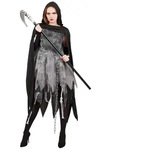 Non communiqué déguisement faucheuse femme - xs - gris - ptitclown 22279 pas cher