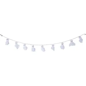 Comparateur de prix : RueDeLaFete Guirlande petits fantômes de 150 cm FETE-22242
