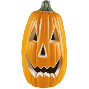 Comparateur de prix : P'tit Clown DÉCORATION CITROUILLE LUMINEUSE 34CM- DECORS DE TABLE HALLOWEEN