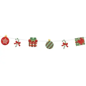 Comparateur de prix : P'TIT Clown re22839 - Guirlande déco de Noël 3 mètres