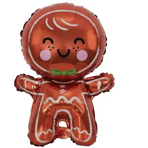 Comparateur de prix : Ballon alu Bonhomme de pain d'épices 54 cm