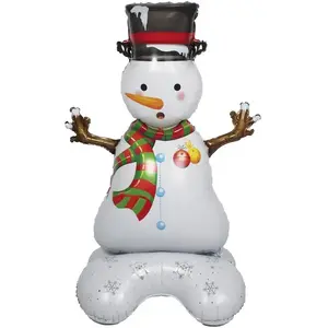 Comparateur de prix : Ballon alu Bonhomme de neige 120 cm à poser