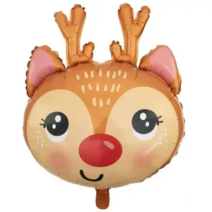 Comparateur de prix : P'TIT Clown re22809, Ballon alu petit renne 55 cm