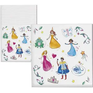 RueDeLaFete Lot de 20 serviettes anniversaire Princesses pas cher