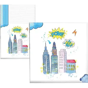 Comparateur de prix : P'TIT Clown re22516 - Lot de 20 serviettes anniversaire Super-Héros
