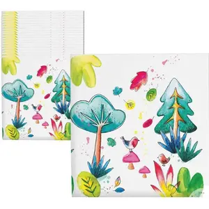 Comparateur de prix : Lot de 20 serviettes anniversaire Animaux de la forêt