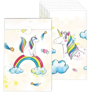 Comparateur de prix : P'tit Clown Re22507 - Lot De 8 Sachets Anniversaire Licornes
