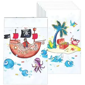 Comparateur de prix : P'tit Clown Re22508 - Lot De 8 Sachets Anniversaire Pirates