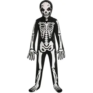 Déguisement de squelette masqué enfant 5/6 ans FETE-22071 pas cher