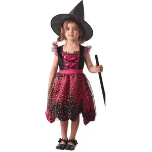 Non communiqué déguisement sorcière rose fille - 3/4 ans - rose - ptitclown 22052