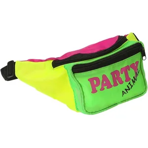 Comparateur de prix : P'TIT Clown re22674 - Sac banane rétro fluo 80's