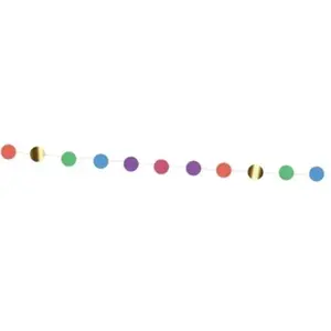 Comparateur de prix : P'TIT Clown re22643 - Guirlande mini disques Multicolore
