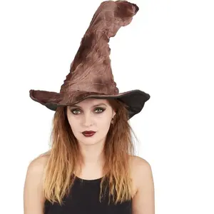Chapeau de sorcière adulte marron