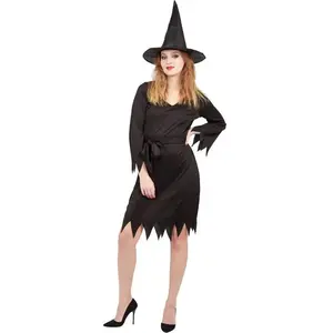 Comparateur de prix : Déguisement de sorcière noire  taille S/M