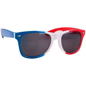 Lunettes blues France bleu, blanc, rouge (verres noirs)