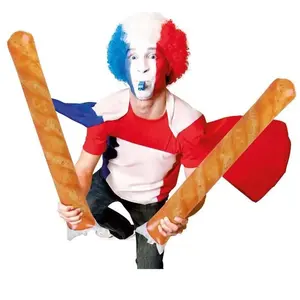 Comparateur de prix : PTIT CLOWN Clap clap gonflable en baguettes de pain de 55 cm (x2) REF/22393 - Compétition équipe de France