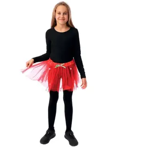 Tutu de Noël rouge enfant FETE-22365