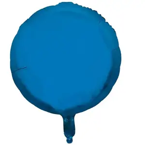 Comparateur de prix : RueDeLaFete Ballon mylar Rond 37 cm Bleu FETE-22324