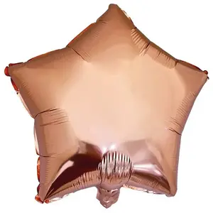 RueDeLaFete Ballon aluminium étoile - Rose gold pas cher
