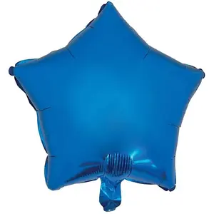 Comparateur de prix : RueDeLaFete Ballon mylar Etoile 37 cm Bleu FETE-22316