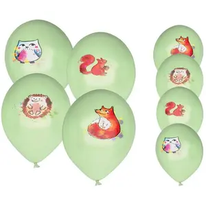 Comparateur de prix : Lot de 8 ballons anniversaire Animaux de la forêt