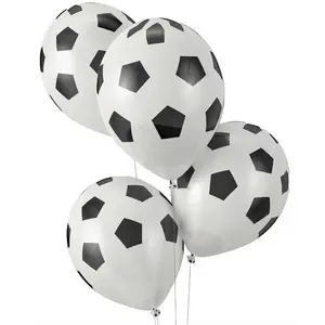 RueDeLaFete Sachet de 8 ballons Football 30 cm pas cher