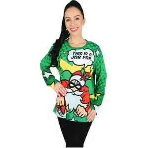 Comparateur de prix : T-shirt de Noël - Super Santa Claus taille S/M