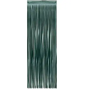 Comparateur de prix : C&L Rideau lamé - vert émeraude matte