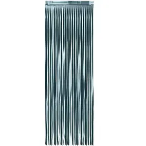 Comparateur de prix : PTIT CLOWN 1 Rideau lamé bleu Canard matte pour décoration porte 2.40m x 1m REF/22752