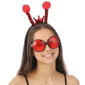 Comparateur de prix : Set coccinelle - lunettes et serre-tête - adulte