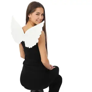 RueDeLaFete Ailes d’Ange Blanches 62 cm Accessoires Déguisement Ange pas cher