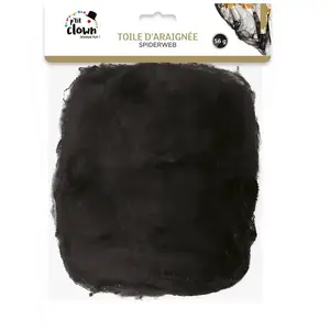RueDeLaFete Toile d'araignée - noir, 56g 24086PC pas cher