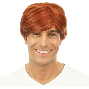Comparateur de prix : Perruque Courte homme, roux