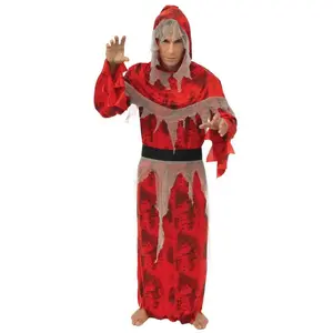 RueDeLaFete Déguisement spectre zombie - rouge - Homme - S/M 24146PC pas cher