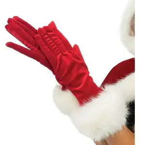 Paire de gants Noël luxe - adulte 24118PC pas cher