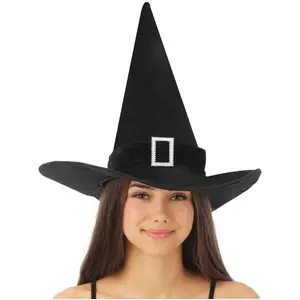 RueDeLaFete Chapeau de sorcière - adulte - noir 24701PC pas cher