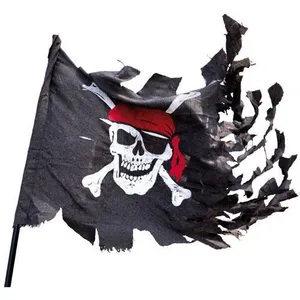 Comparateur de prix : Drapeau Pavillon Pirate déchiré