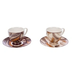 Amadeus Coffret de 2 tasses à thé Bettina - - Décoré - pas cher