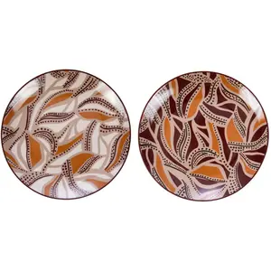 Coffret de 6 assiettes à dessert Bettina - - Multicolore - Porcelaine